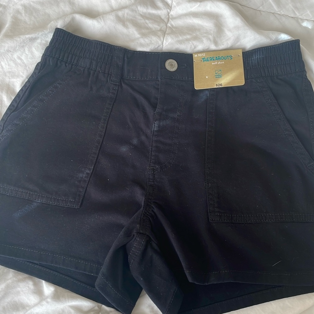 Thereabouts Black Twill‎ Shorts from JC Penny